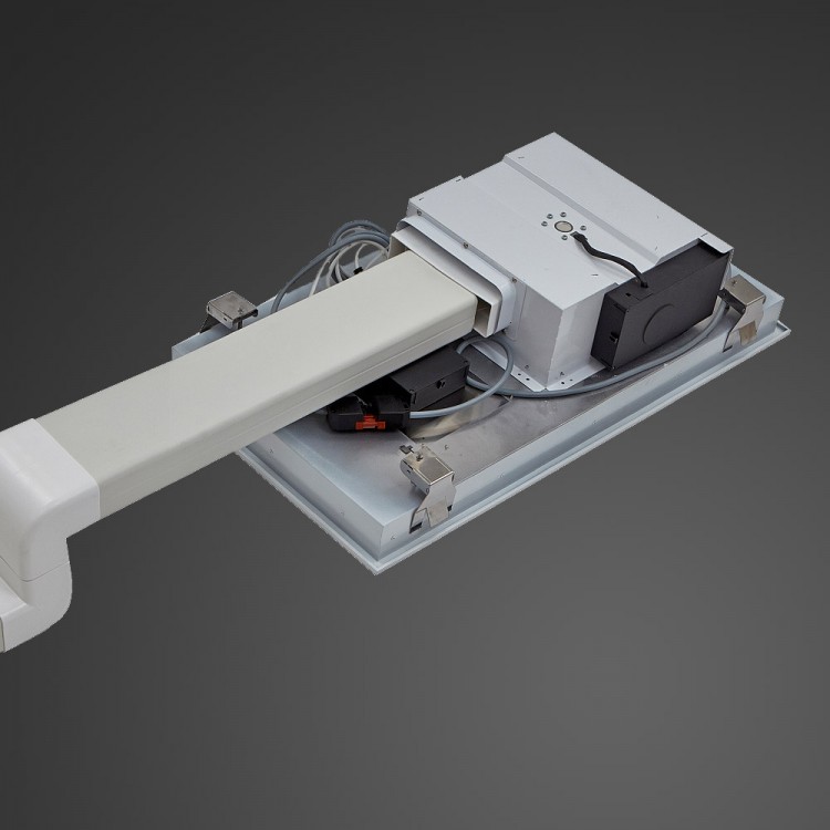 Anzi Ceiling Cooker HoodSlimline Motor White Luxair IRELAND